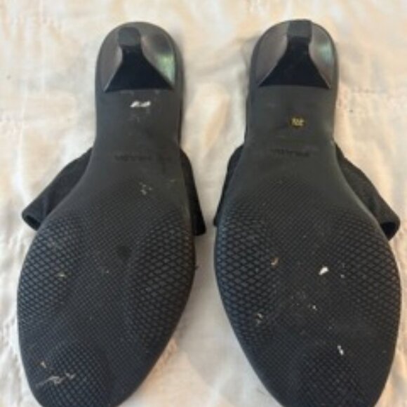 Prada Black Leather Slide Sandals with Buckle Detail β Size 37.5 - Picture 2 of 3